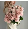 Монобукет из 25 роз Розовое настроение 1