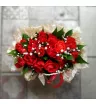 Корзина с цветами «Красные розы»