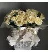 Корзина из 19 роз Эскимо 