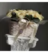 Корзина из 19 роз Эскимо  2