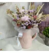 Композиция в кувшине Розовый хлопок  1