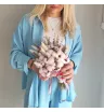Букет из сухоцветов Розовый хлопок  1