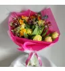 Букет Тюльпан и орхидея