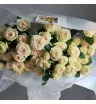 Монобукет из 15 кустовых  роз Кружево  2