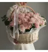 Корзина с розами Цветочный зефир  3