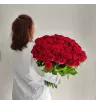 Букет из 101 бордовой розы 3