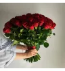Букет из 101 бордовой розы 2