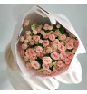 Монобукет из 15 веточек кустовых роз  3