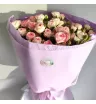 Монобукет из 13 кустовых роз Бусинки 1