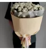 Монобукет Белые помпончики  3