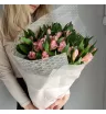 Монобукет из 19  розовых альстромерий  2