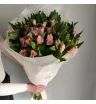 Монобукет из 19  розовых альстромерий  1