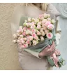 Монобукет из 19 кустовых роз Розовый лепесток 1