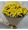 Монобукет из жёлтых хризантем
