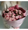Монобукет из 15 кружевных кустовых роз  1