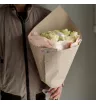Монобукет из 15 белых роз  3