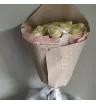Монобукет из 15 белых роз  2