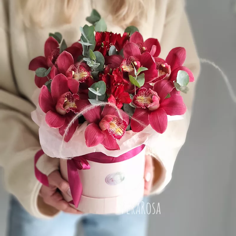 Шляпная коробка Орхидеи для Принцессы!