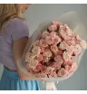 Букет из 15 кустовых роз Нежный персик 