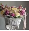 Цветочная корзина Ваниль и черника  1