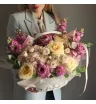 Цветочная корзина Ваниль и черника 