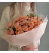 Монобукет из кустовых роз Флердоранж 1