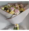 Букет Крем Брюле и роза 1