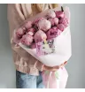 Букет из 15 пионов Сара  1
