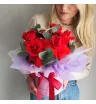 Цветочная коробка Алые розы