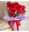 Французские розы в шляпной коробке Нина  2