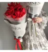 Монобукет из 7  ажурных роз  2