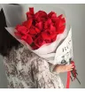 Монобукет из 7  ажурных роз 