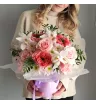 Цветы в коробке Нежный рассвет 3