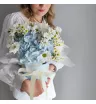 Цветы в коробке Голубая нежность 1