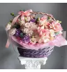 Корзина с розами и гортензиями 1