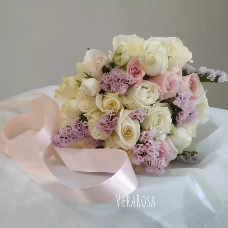 Букет невесты с пионовидными розами «Алисия ПРЕМИУМ» 2