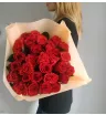 Розы в крафтовой упаковке «VeraRosa» 1