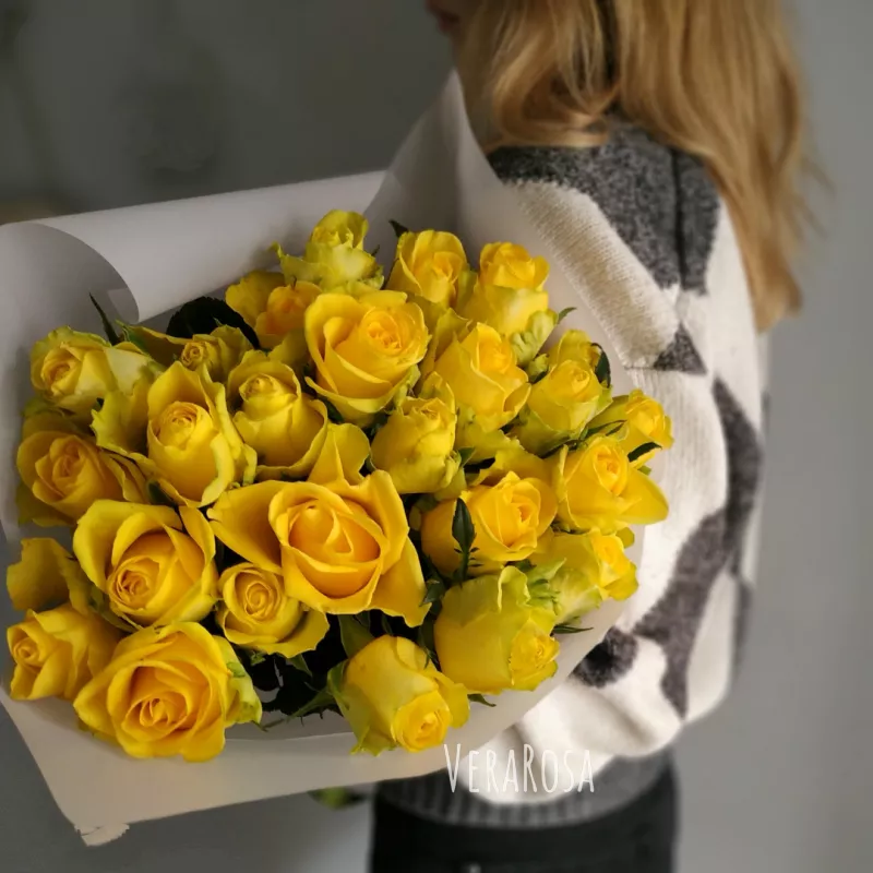 Букет желтых роз «VeraRosa yellow»