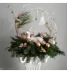 Новогодняя композиция на стол Сказочная полянка 1