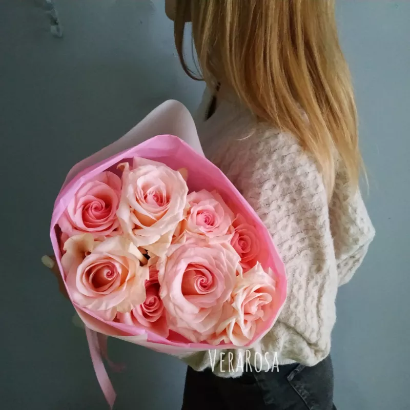 Букет роз «Pink mood»