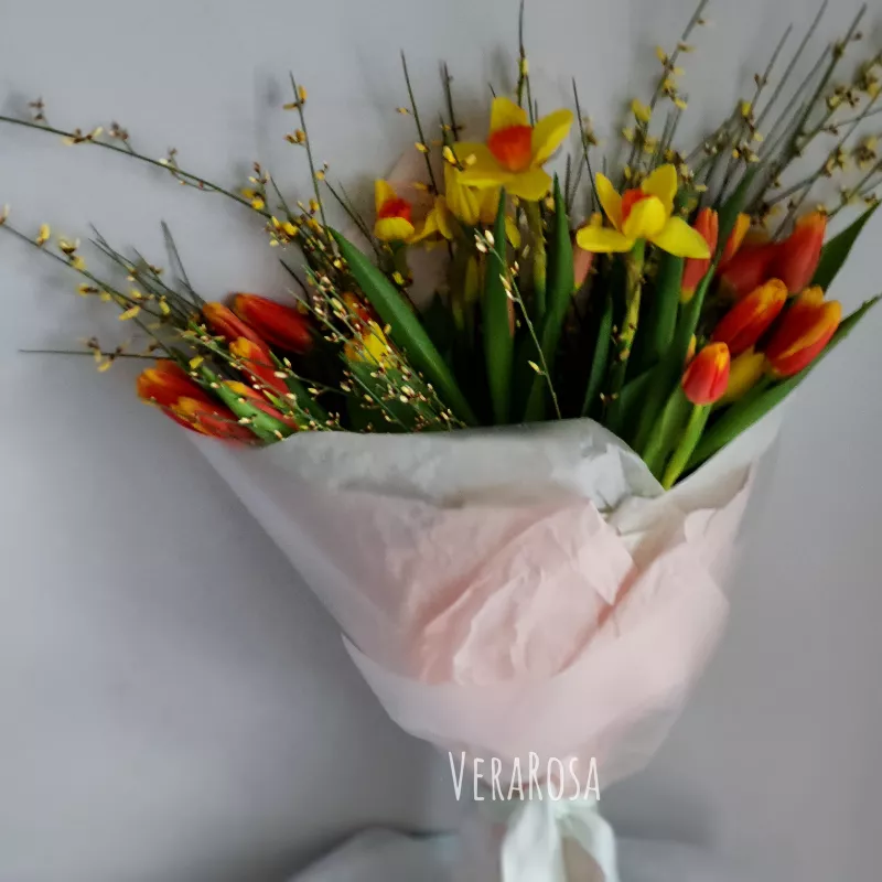 Букет с тюльпанами «Букет Весна!» 1
