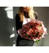 Монобукет из 19 кустовых роз Кружево 1