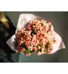 Монобукет из 19 кустовых роз Кружево