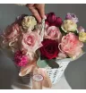 Корзина с цветами Бонжур 