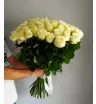 Белая роза 59 шт( 80см)