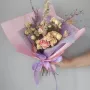 Букет из сухоцветов Лиловый хлопок 