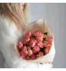 Букет из кружевных кустовых роз  1