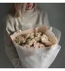Монобукет из 15 кустовых  роз  2
