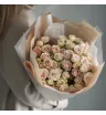 Монобукет из 15 кустовых  роз  4