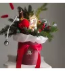 Новогодняя композиция Весёлый воробей  3